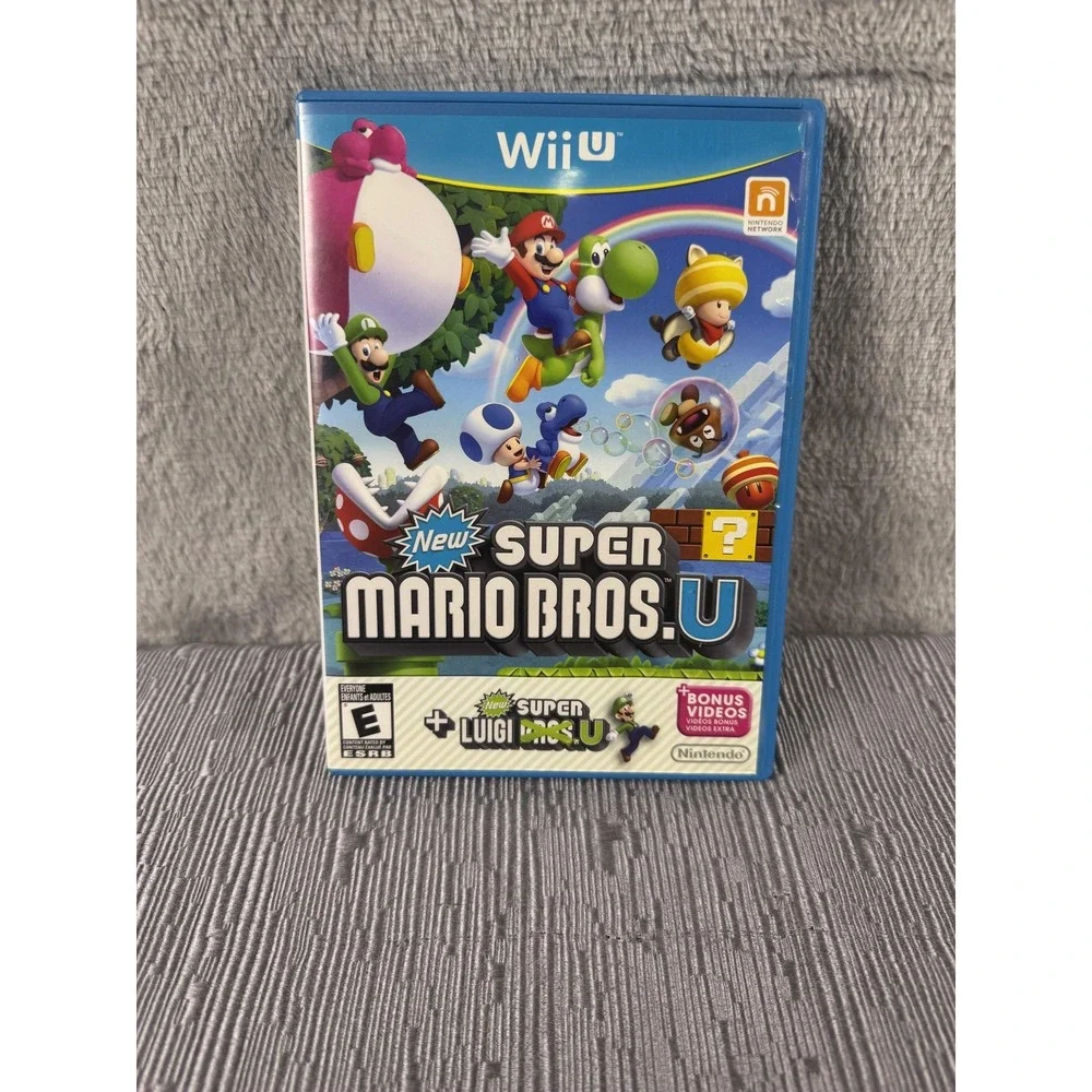 New Super Mario Bros U + New Super Luigi U Nintendo Wii U Game E NTSC-U/C Disc